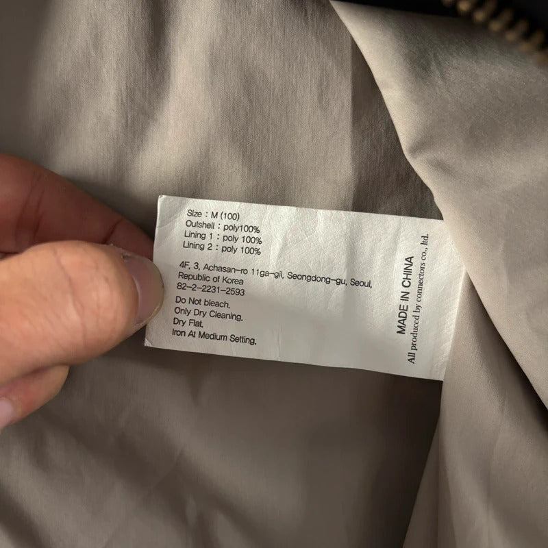 Uniform Bridge Cropped M65 Harrington Black M