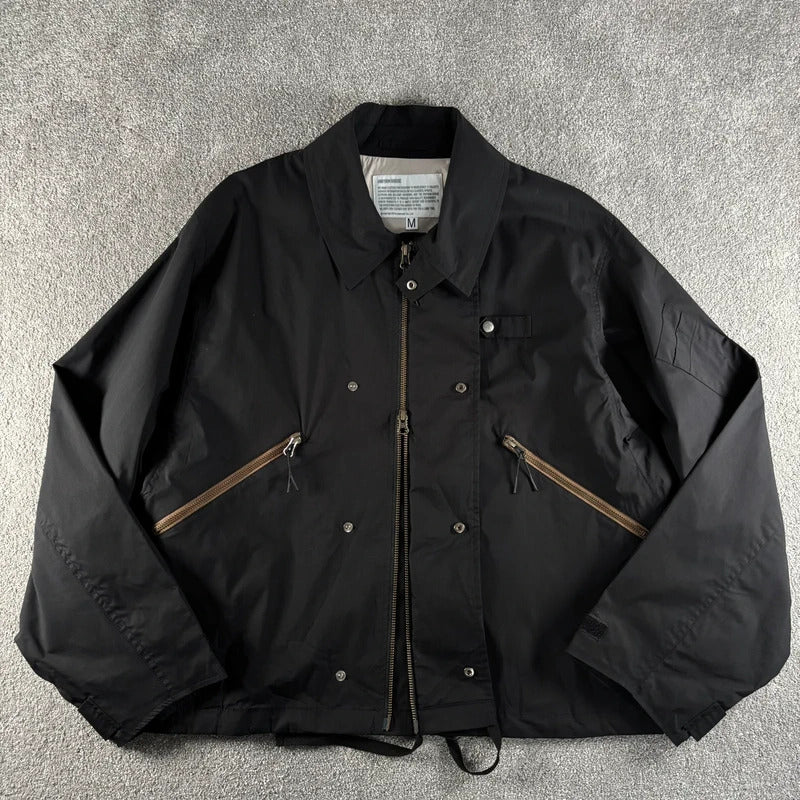 Uniform Bridge Cropped M65 Harrington Black M