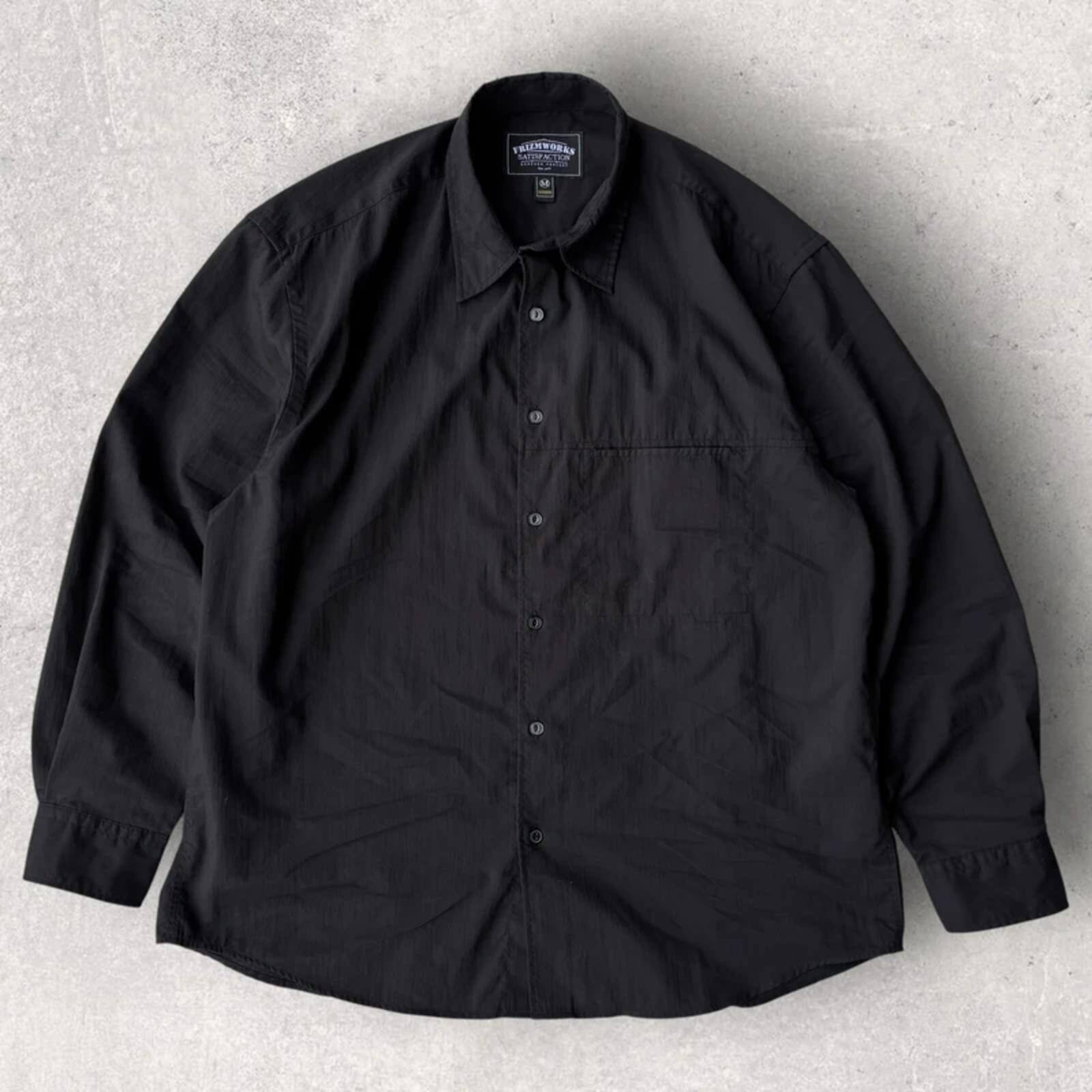 Frizmworks Lyocell Relaxed Shirt Black M