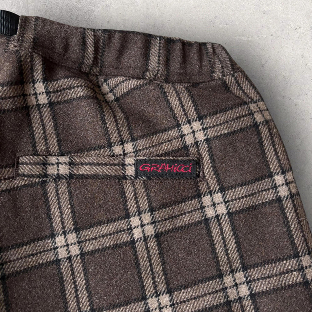 Gramicci Check Brown Trousers Japan import S