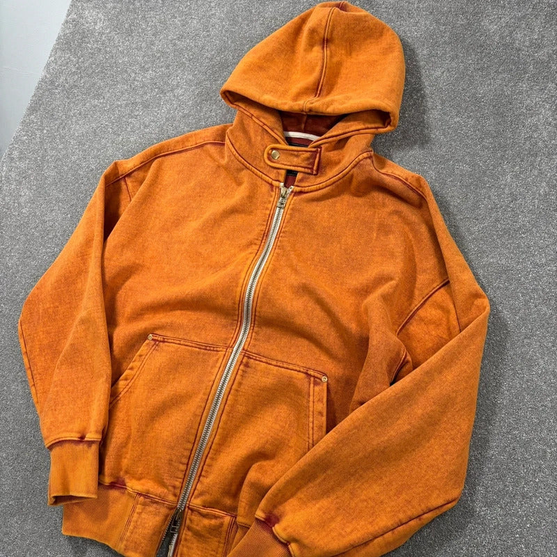 Frizmworks Vintage Dye Weighted Hoodie Sunset L
