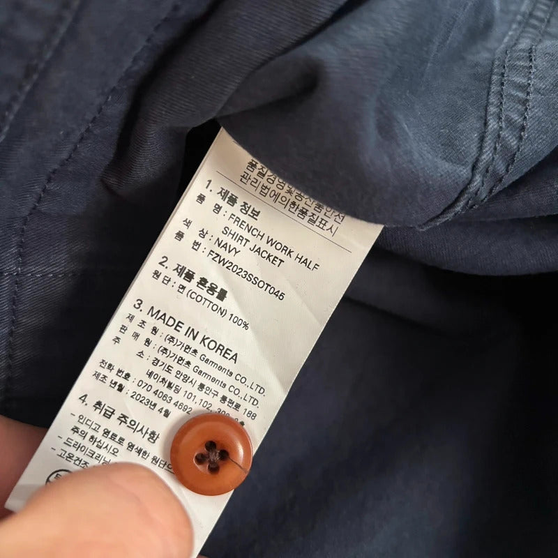 Frizmworks French SS Work Shirt Navy XL