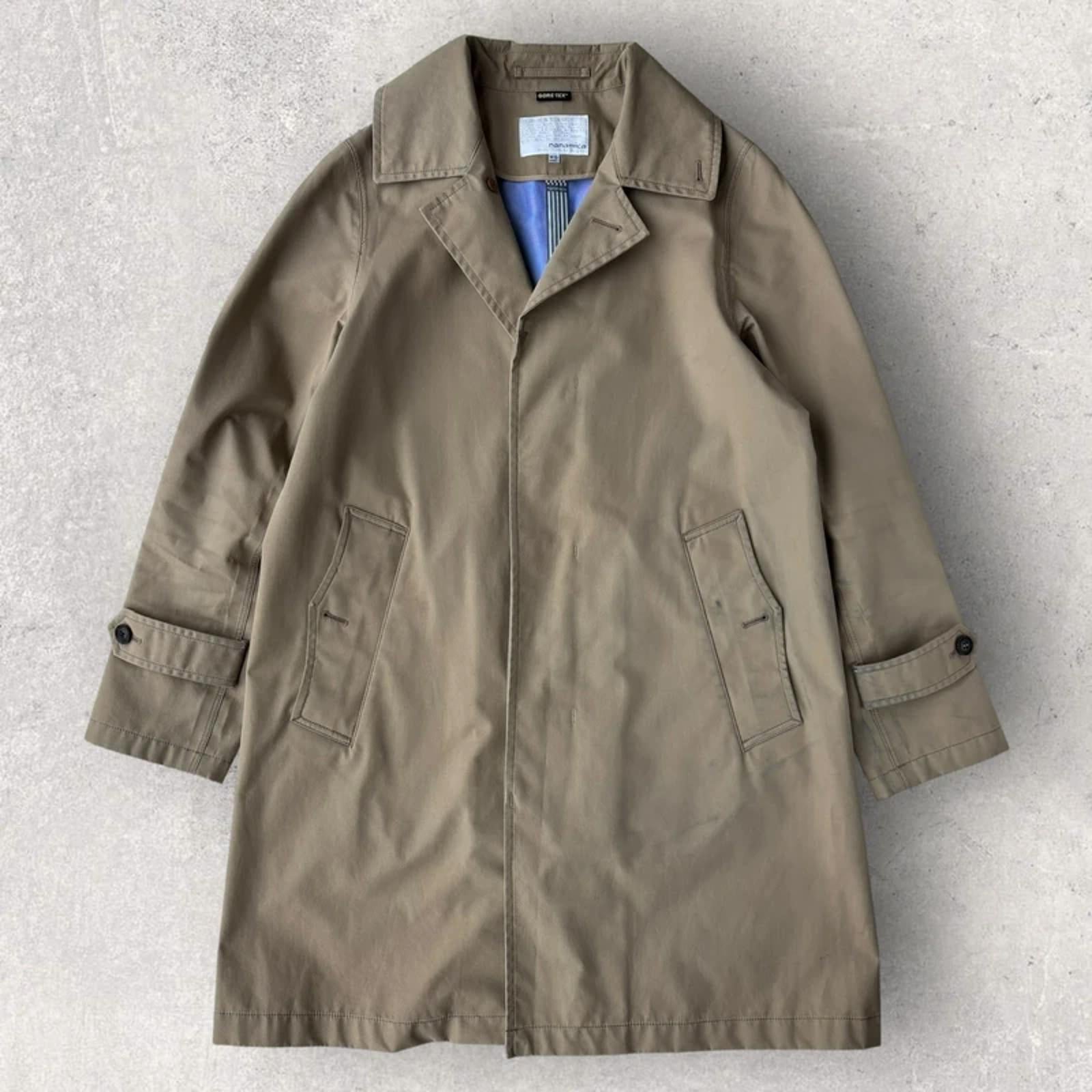 Nanamica Gore-Tex Overcoat Beige S Japan Techwear