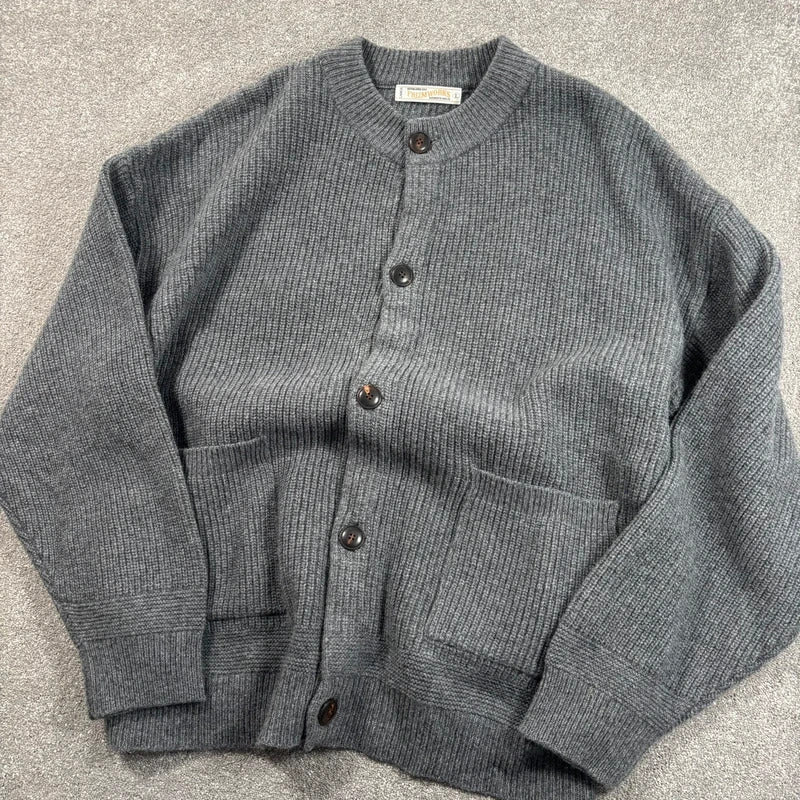 Frizmworks Heavy Wool Cardigan Grey L