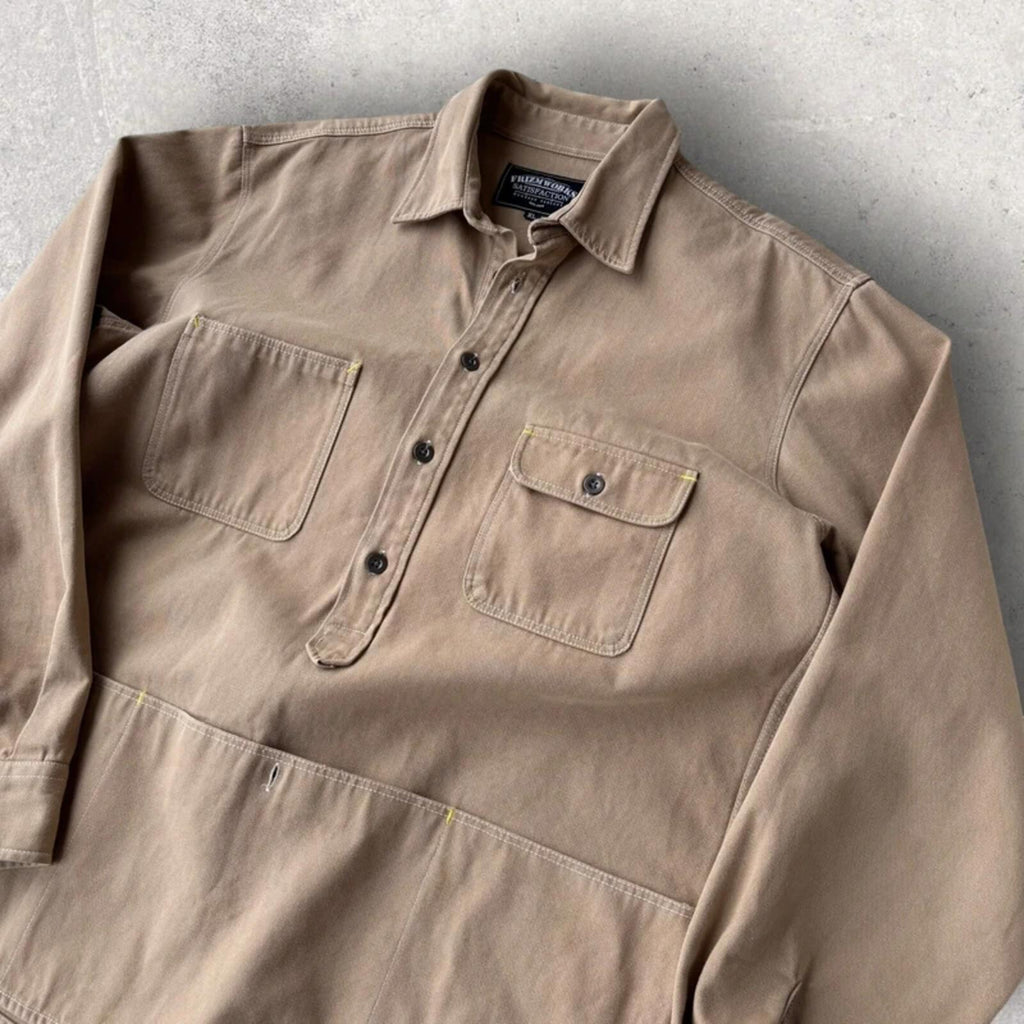 Frizmworks Utility Triple Pocket Overshirt Beige XL