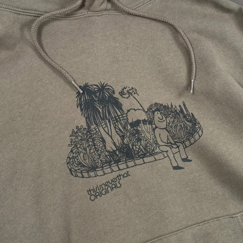 Thisisneverthat Graphic Hoodie Khaki S