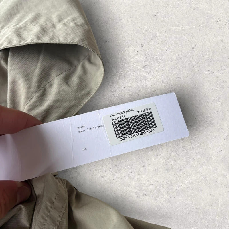 Uniform Bridge Lite Technical Anorak Beige M
