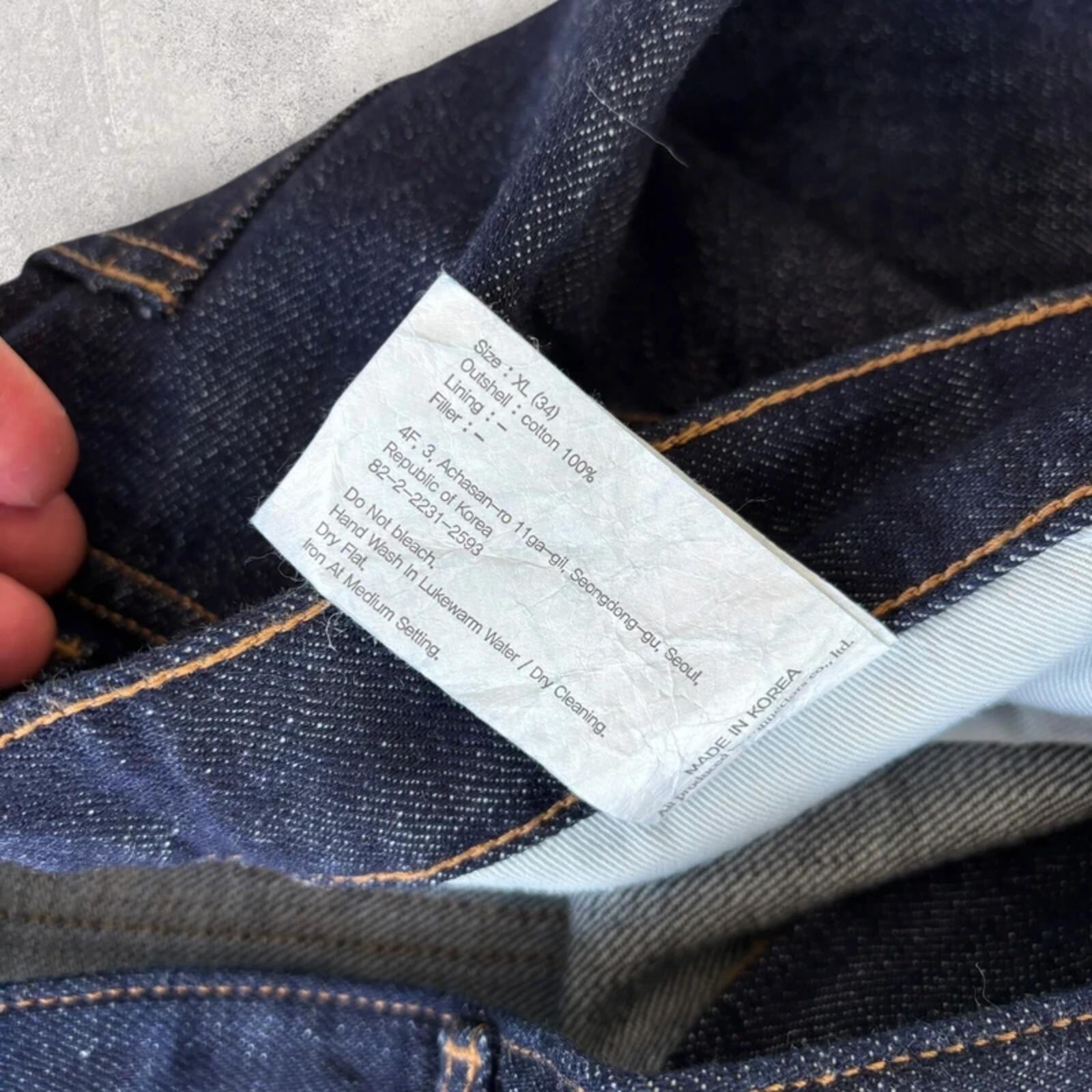 Uniform Bridge Wide Tapered Jean Indigo XL