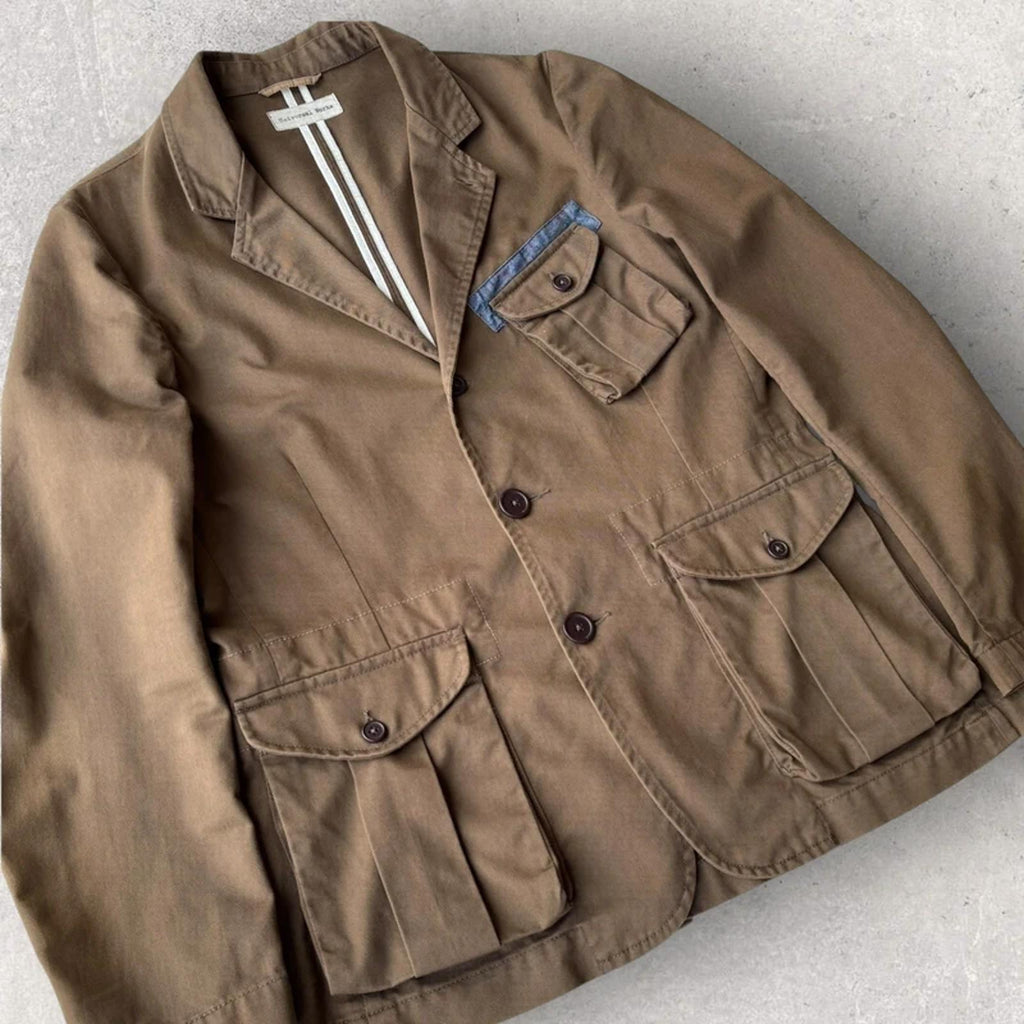 Universal Works Bakers Utility Jacket Brown S