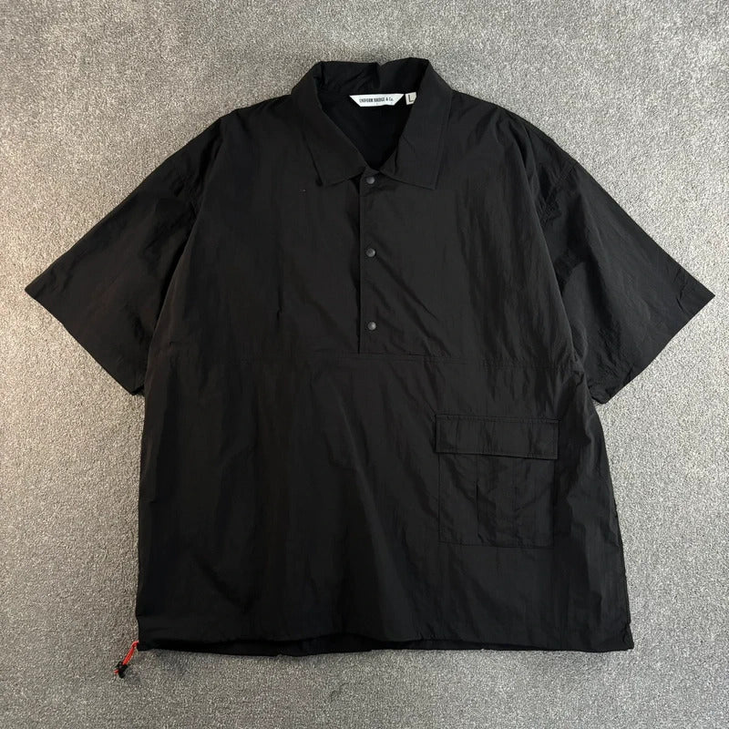 Uniform Bridge Nylon Pullover T Shirt Black L