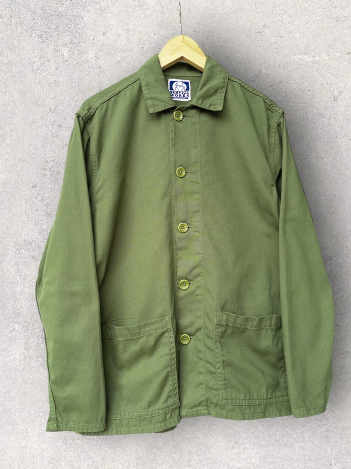 Service Works Trade Overshirt Olive Size XS