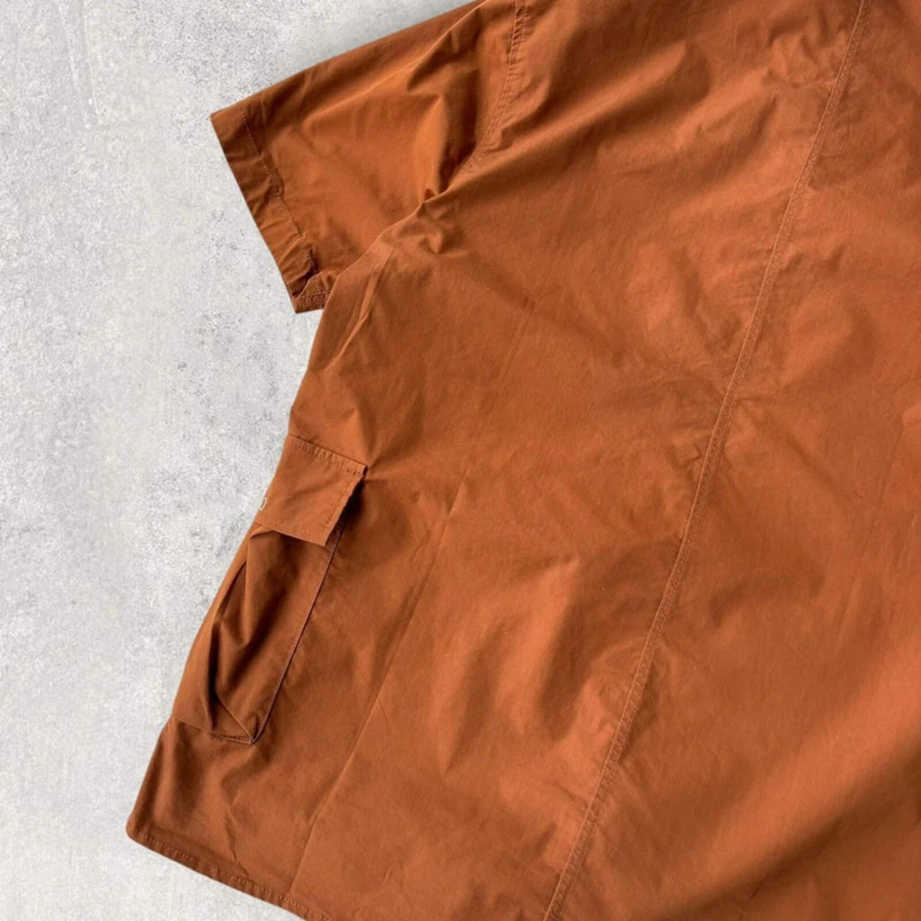 Uniform Bridge Utility Bermuda Shirt Rust XL