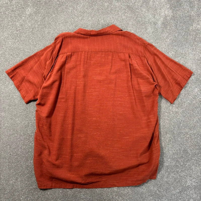 Frizmworks Open Collar Cuban Shirt Brick XL