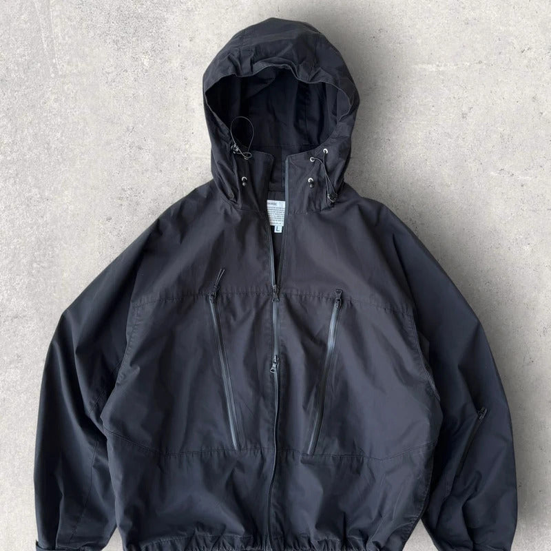 Uniform Bridge Technical Windbreaker Black L