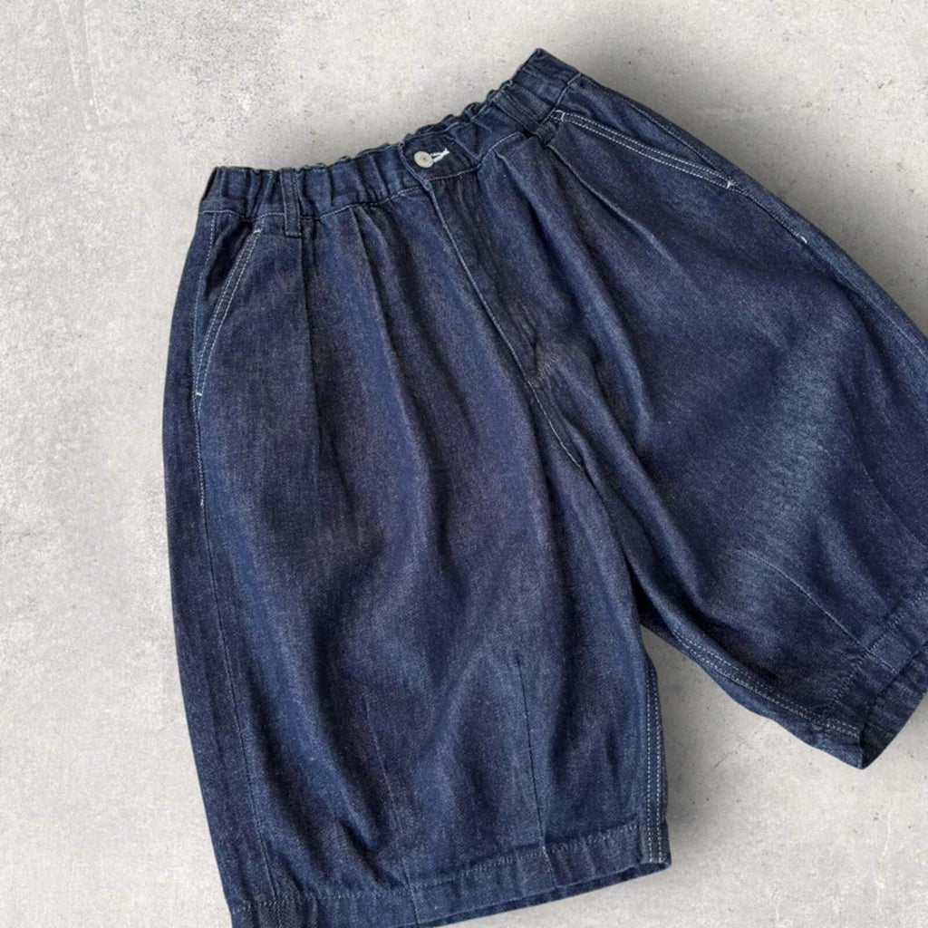 Uniform Bridge Baggy Indigo Denim Short M