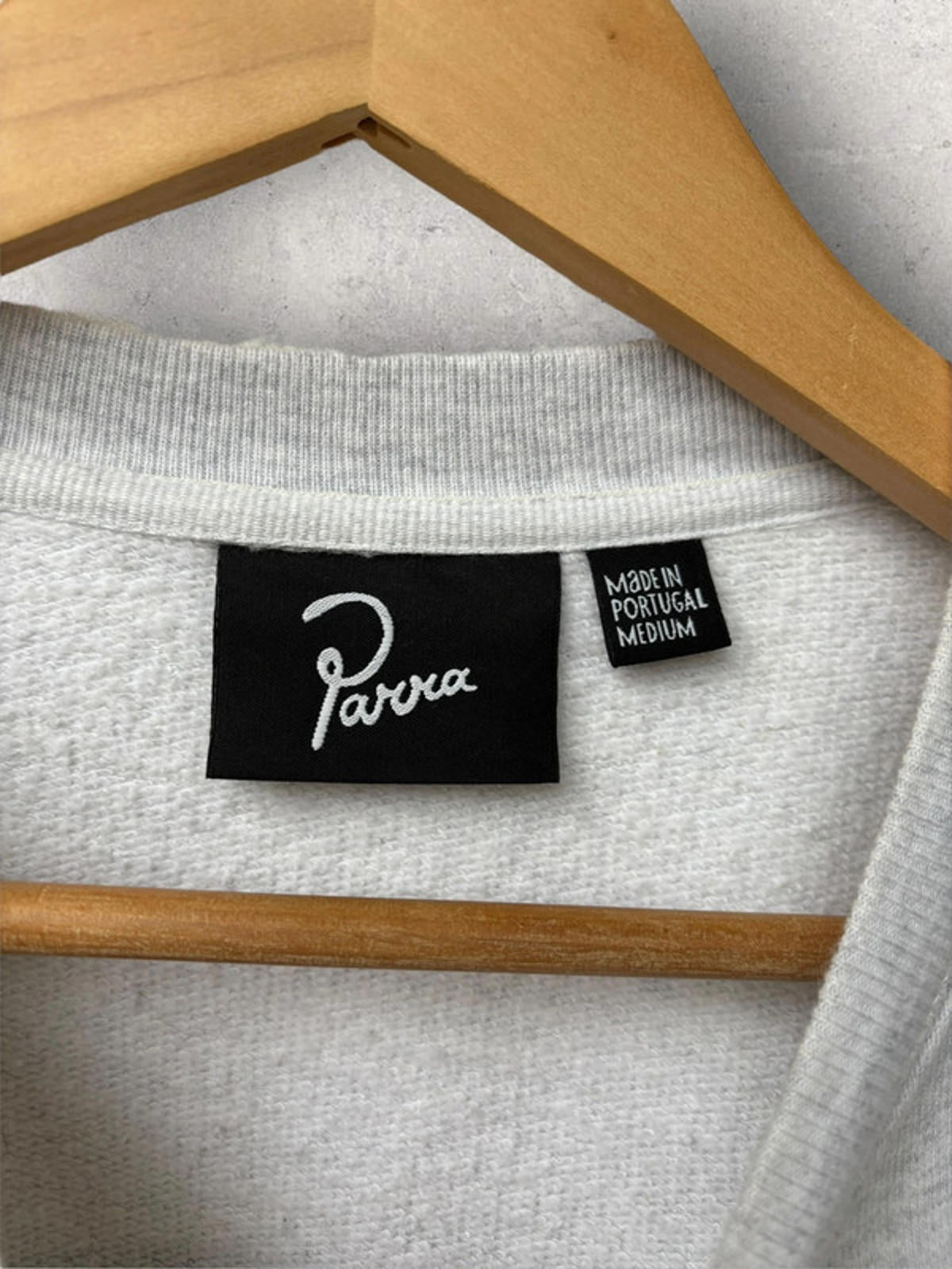 Parra Eve’s Garden Graphic Crew Sweater Grey Size M