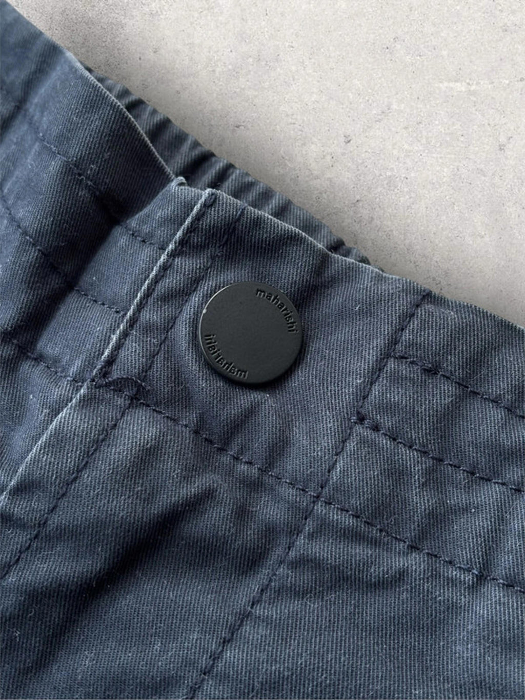 Maharishi Dragon Leaf Embroidered Shorts | Navy | Size S