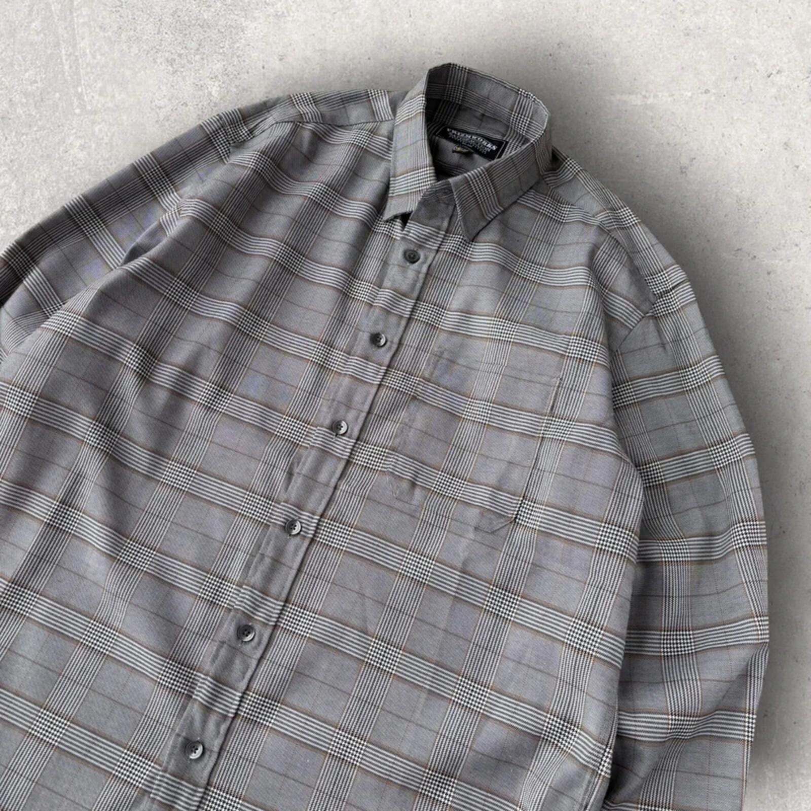 Frizmworks Glen Check Relaxed Shirt Grey M