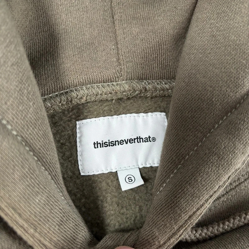 Thisisneverthat Graphic Hoodie Khaki S