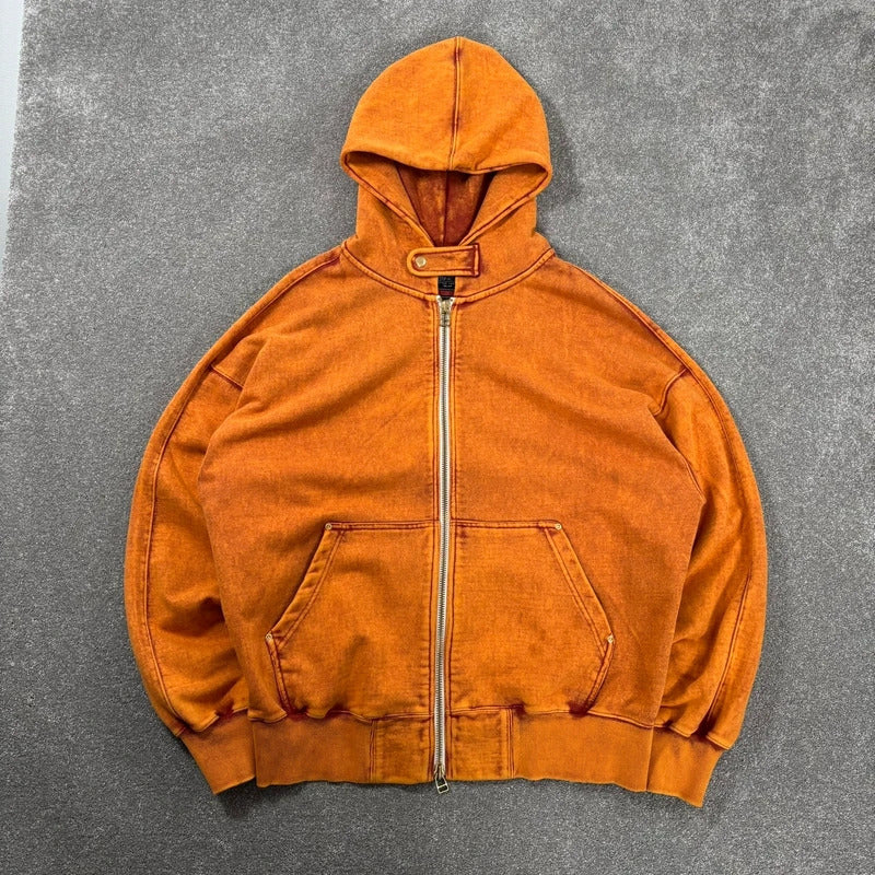 Frizmworks Vintage Dye Weighted Hoodie Sunset L