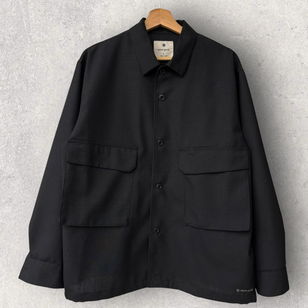 Snow Peak Hybrid Wool Shirt Black Size M