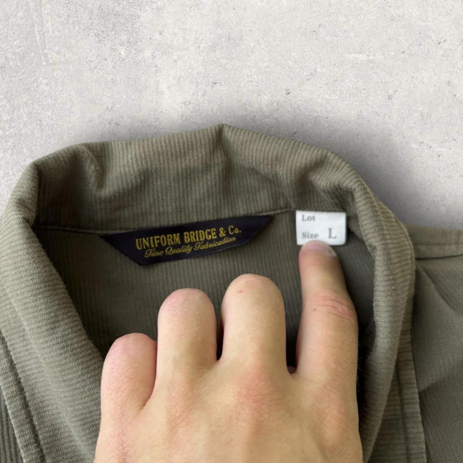Uniform Bridge Cord Utility Shirt Khaki L