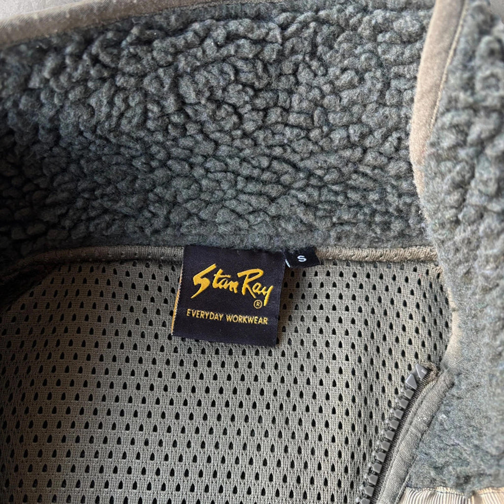 Stan Ray Fleece Liner Cardigan Olive S