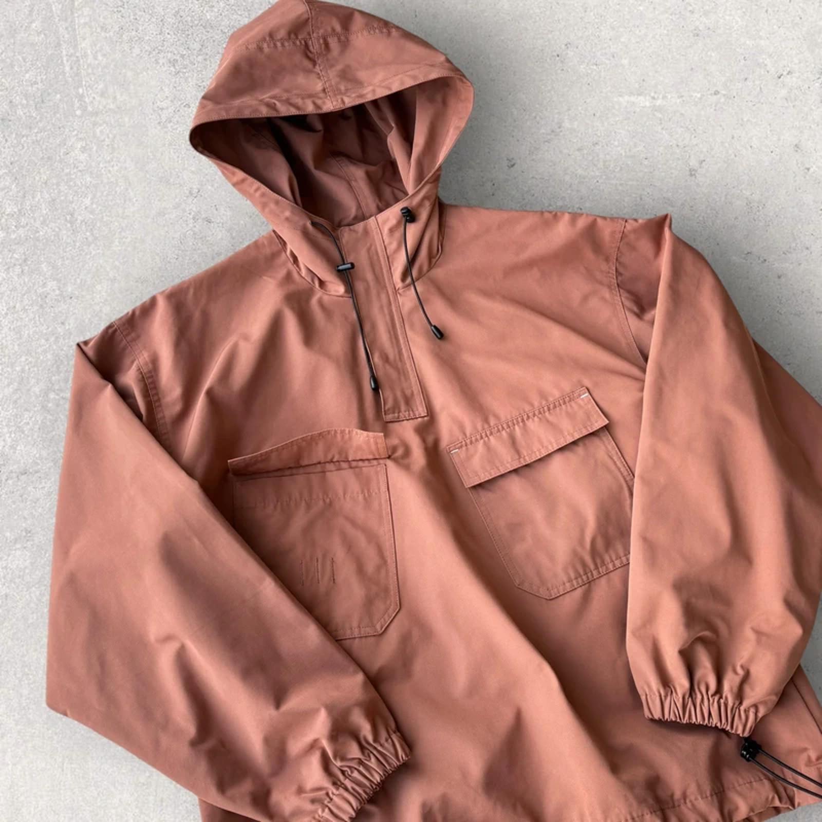 Uniform Bridge Smock Anorak Utility Jacket Brick L Techwear