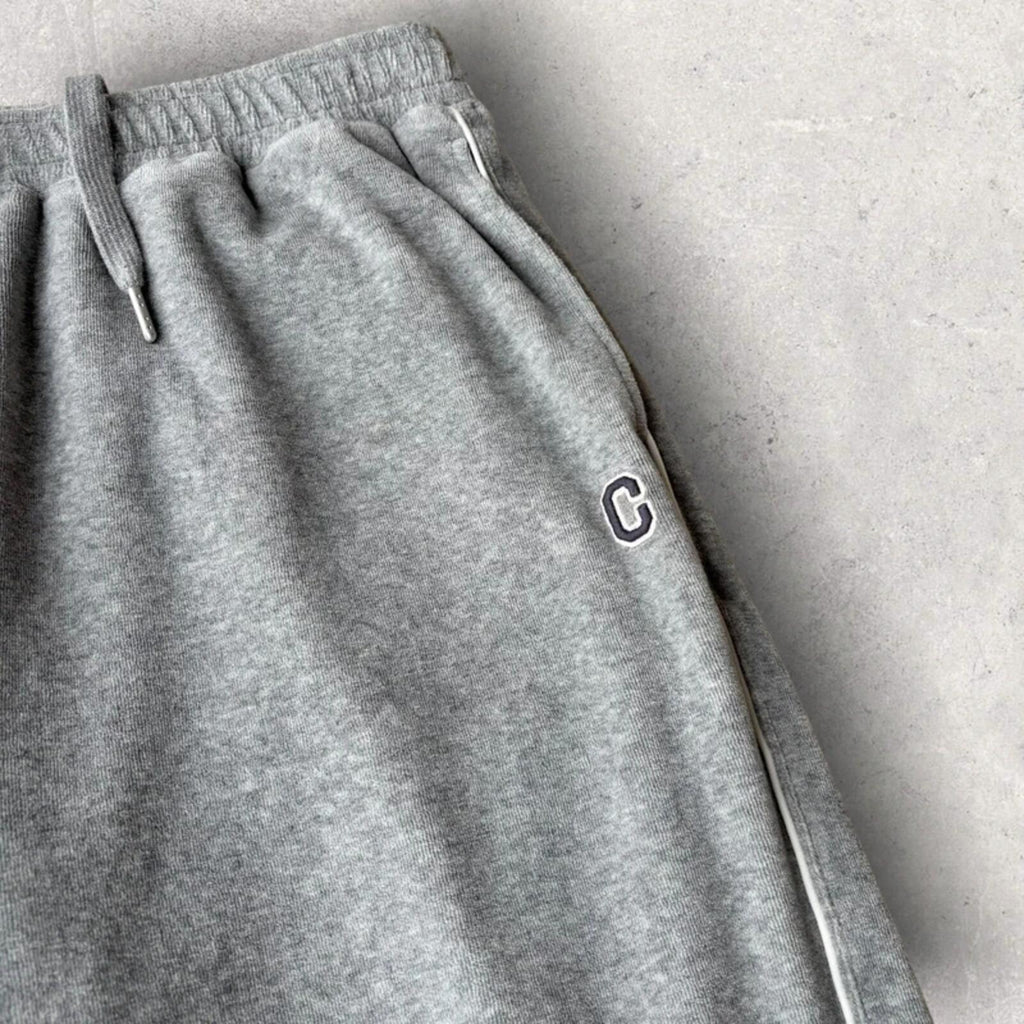Covernat Baggy Wide Korean Joggers Grey L