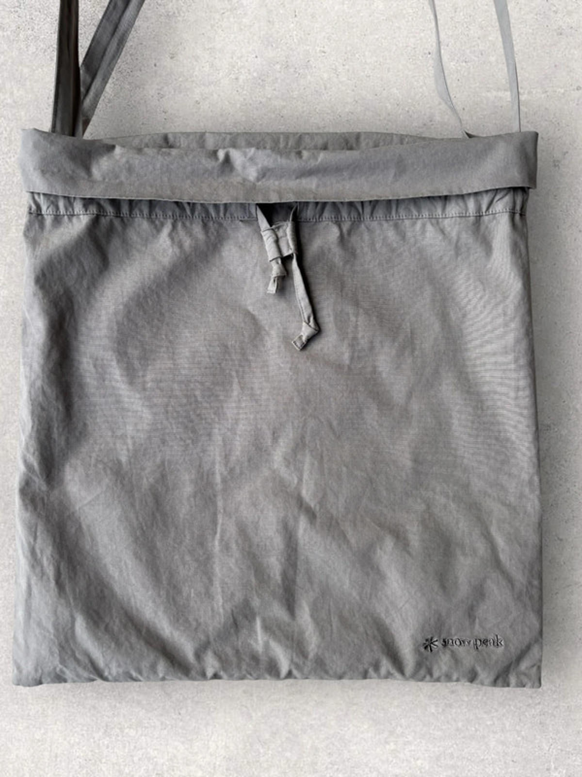 Snow Peak Shoulder Bag – Stone / Natural Beige