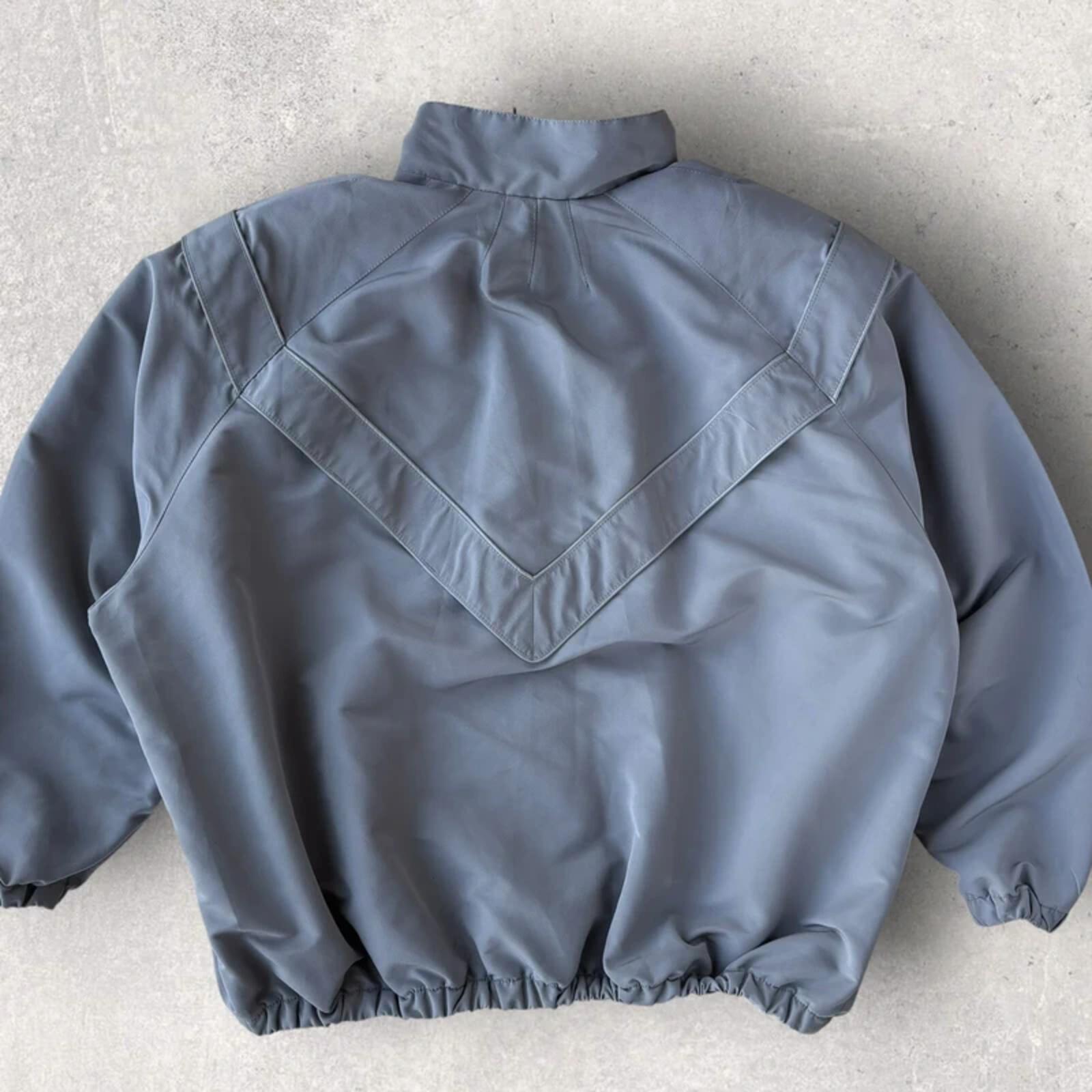 Uniform Bridge Boxy Track Jacket Ash Grey M