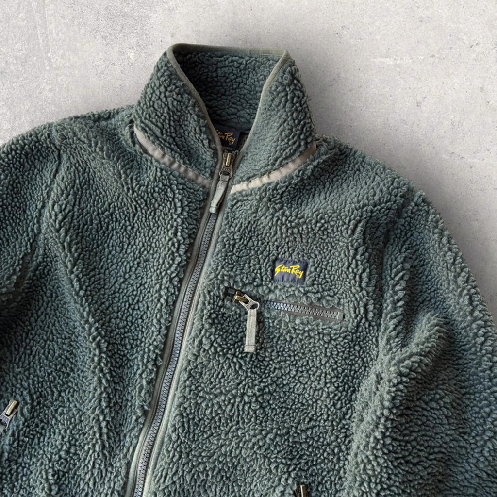Stan Ray Fleece Liner Cardigan Olive S