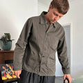 Uniform Bridge Cotton Chore Shirt Grey L