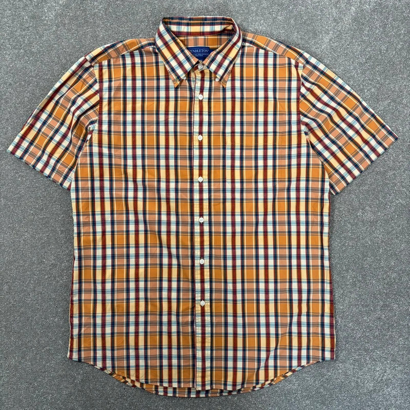 Pendleton Check Shirt Orange L