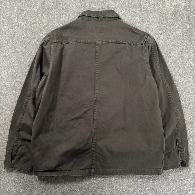 Uniform Bridge Cotton Chore Shirt Grey L
