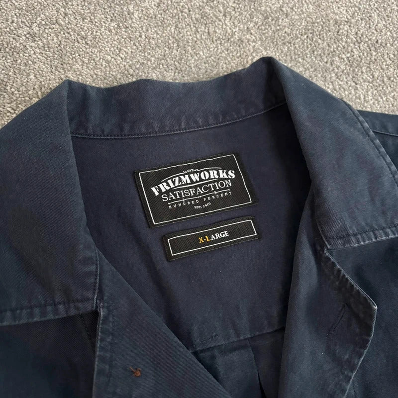 Frizmworks French SS Work Shirt Navy XL
