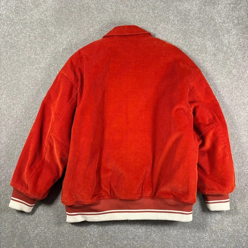 Frizmworks Corduroy Varsity Jacket Orange M