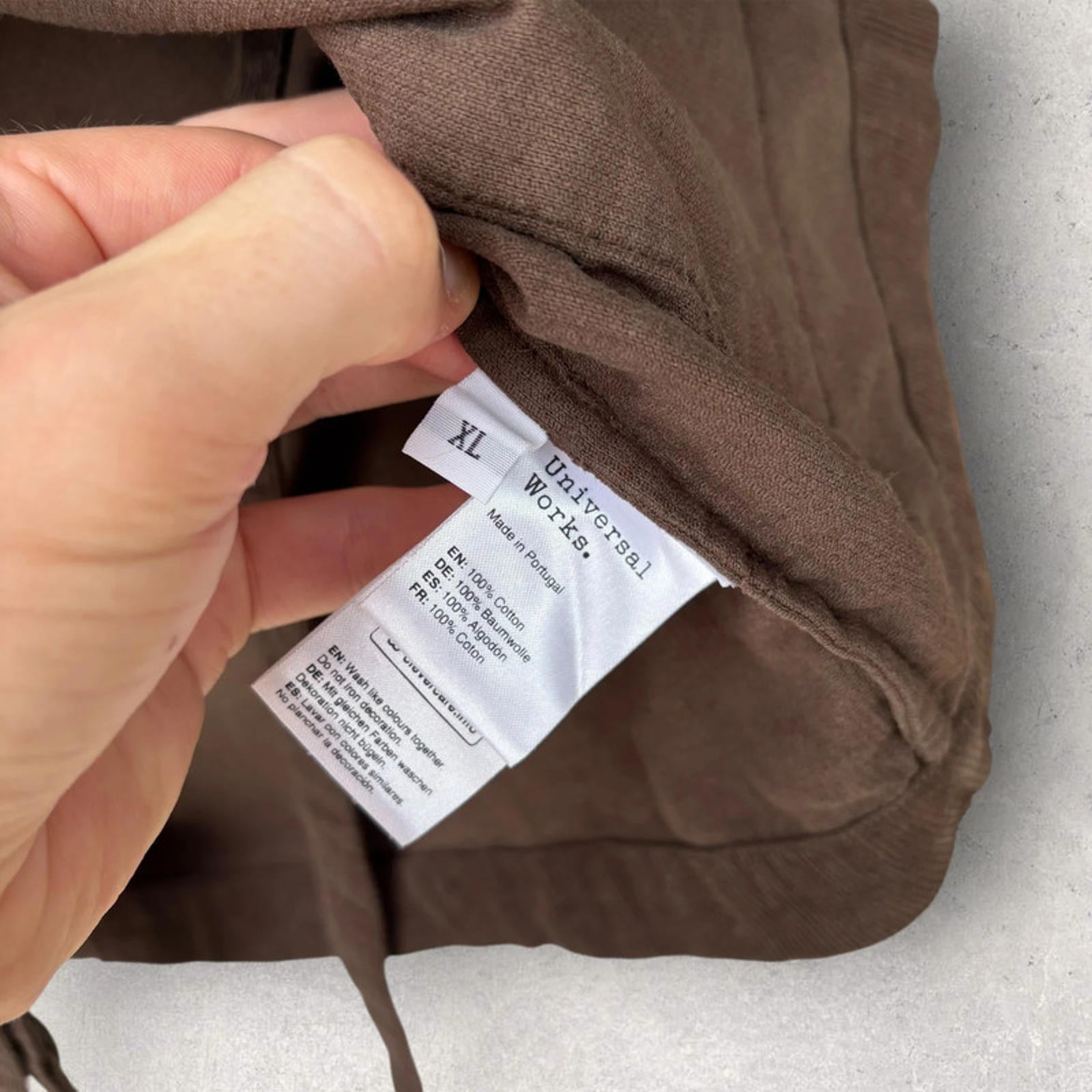 Universal Works Kyoto Work Jacket Brown Cord Size XL