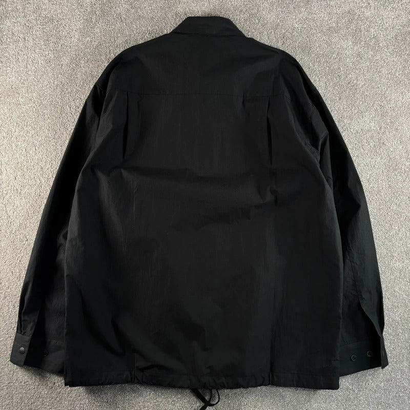Uniform Bridge Two Pocket Overshirt Black L