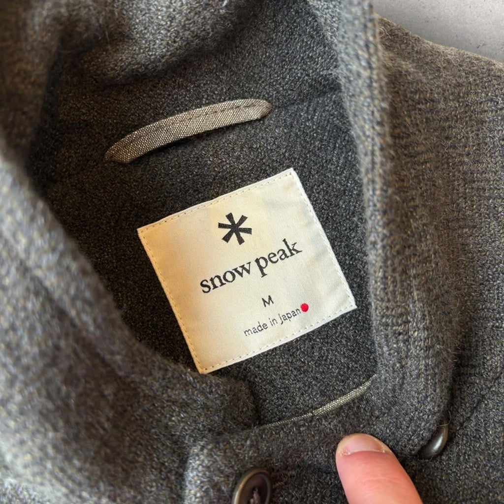 BNWT Snow Peak Japan Herringbone Tweed Jacket Moss M