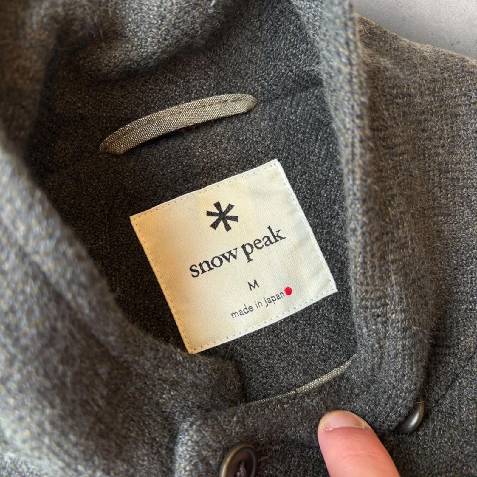 BNWT Snow Peak Japan Herringbone Tweed Jacket Moss M