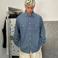 Frizmworks Pocket Chambray Shirt Blue XL
