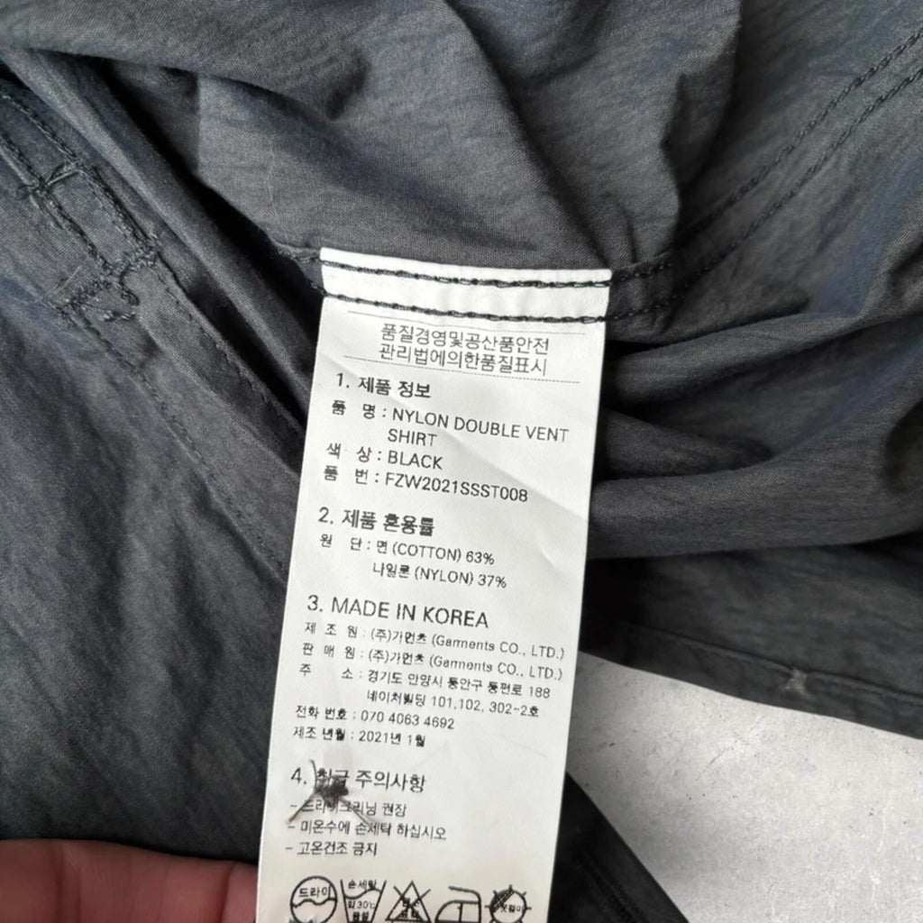 Frizmworks Nylon Vent Shirt Charcoal M