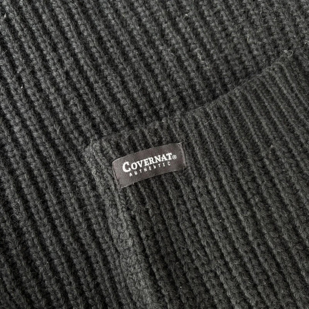 Covernat Wool Blend Button Cardigan Black M