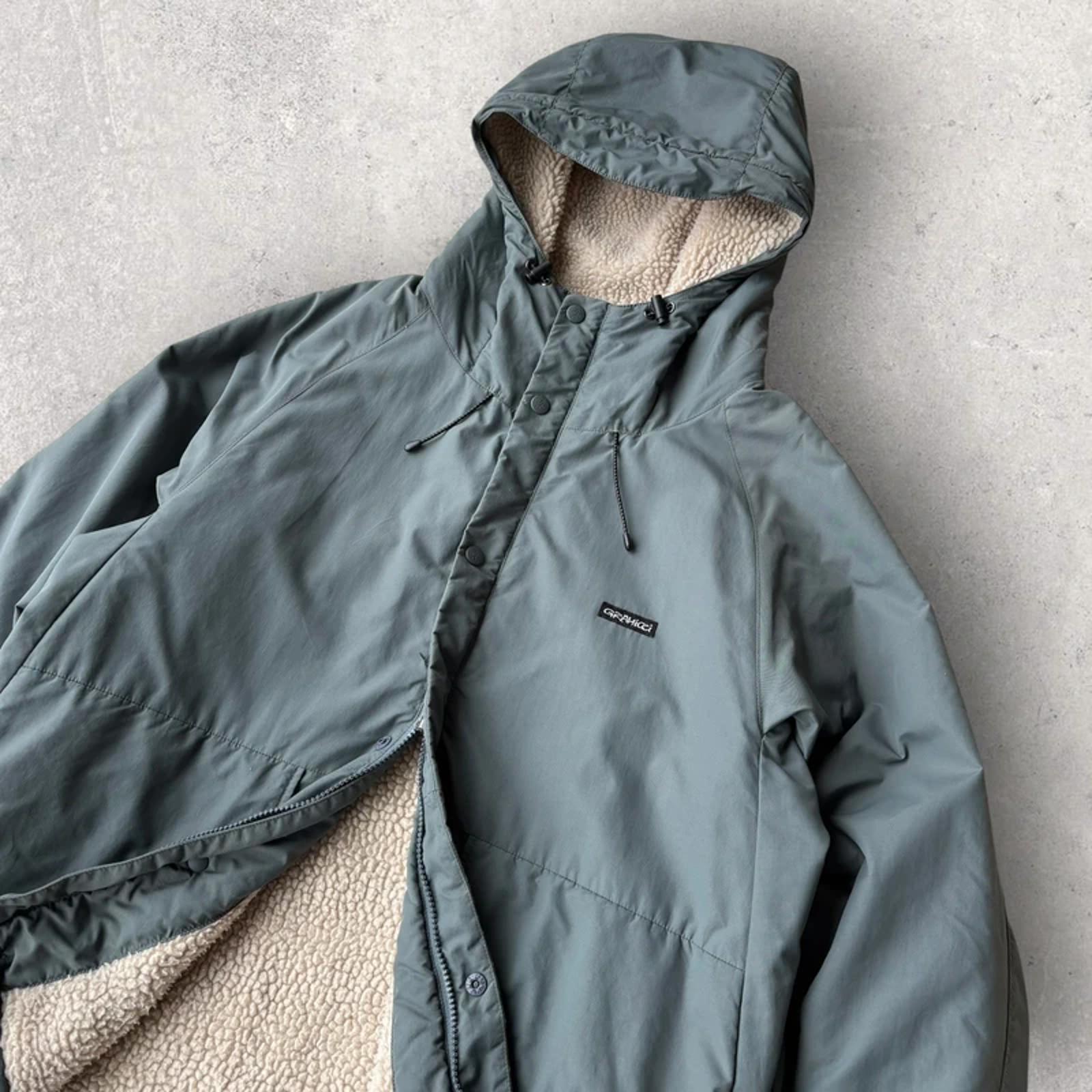 Gramicci Fleece Lined Mountain Parka Blue S Japan Import Gorpcore