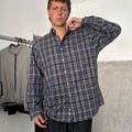 Pendleton Metro Check Shirt Blue L