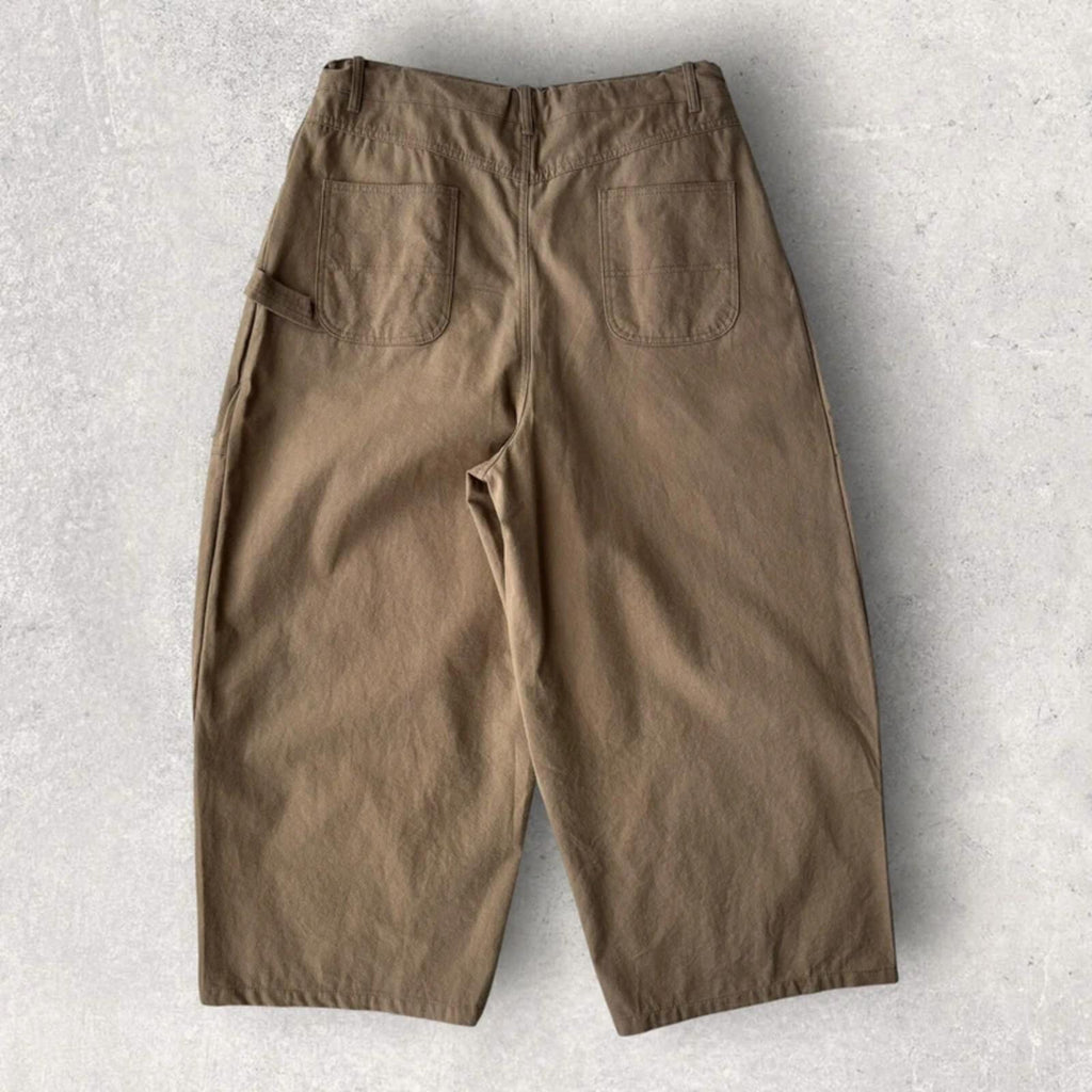 Korean Ultra Baggy Balloon Pant Brown L