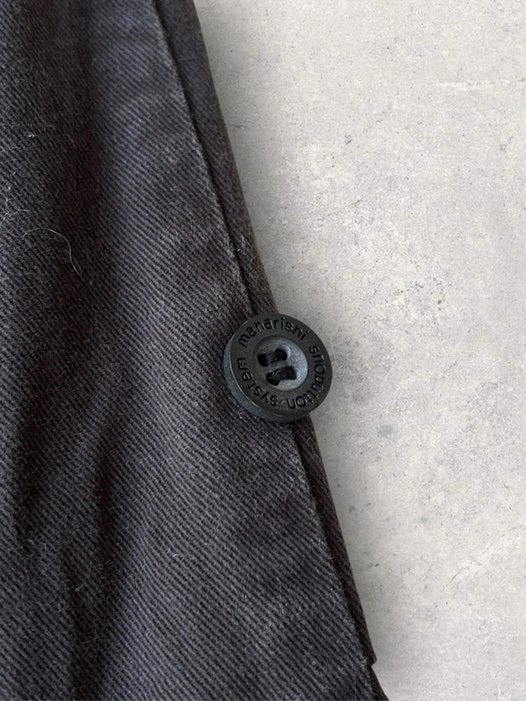 Maharishi Embroidered Ninja Trousers Black Size M