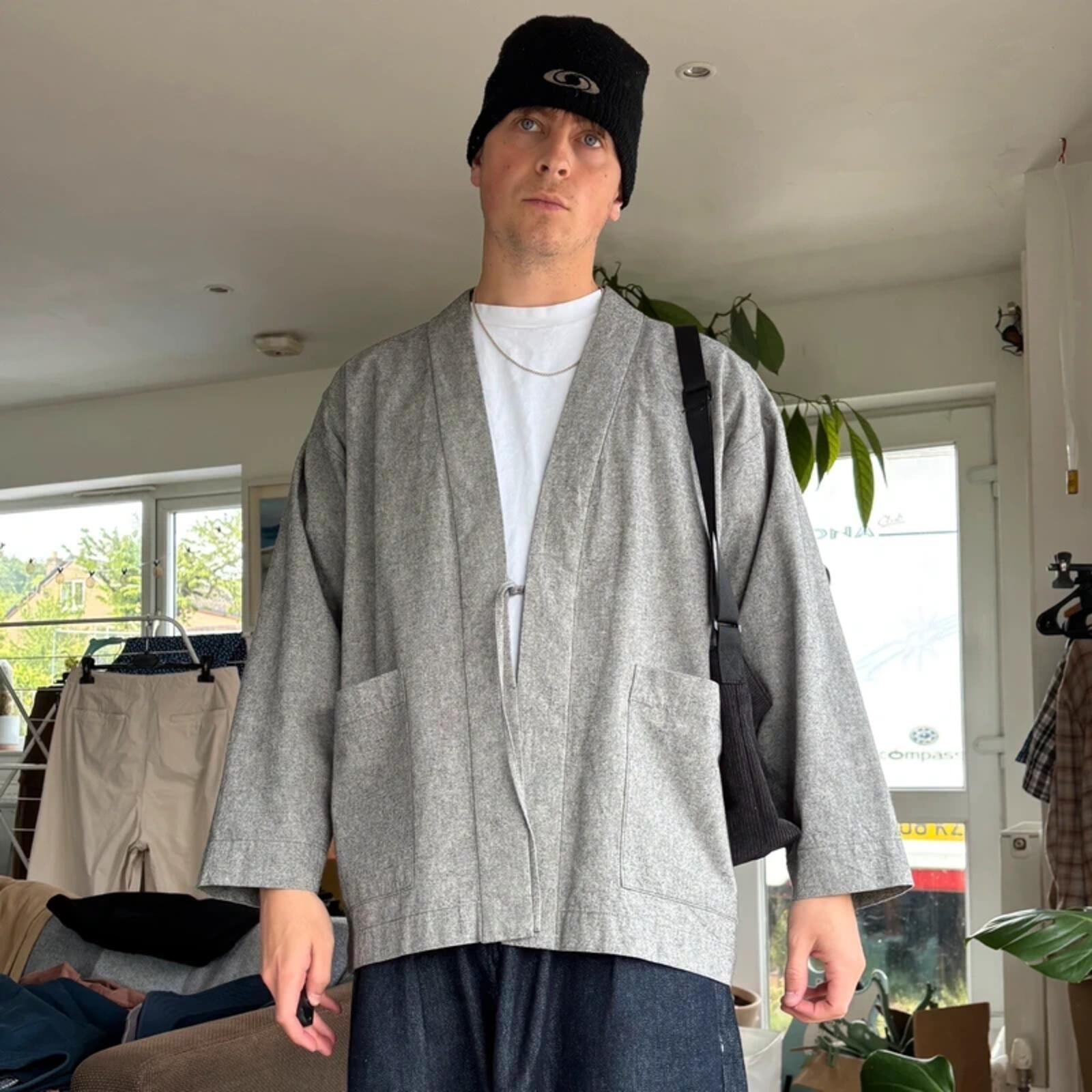 Snow Peak Noragi Kimono Jacket Grey M