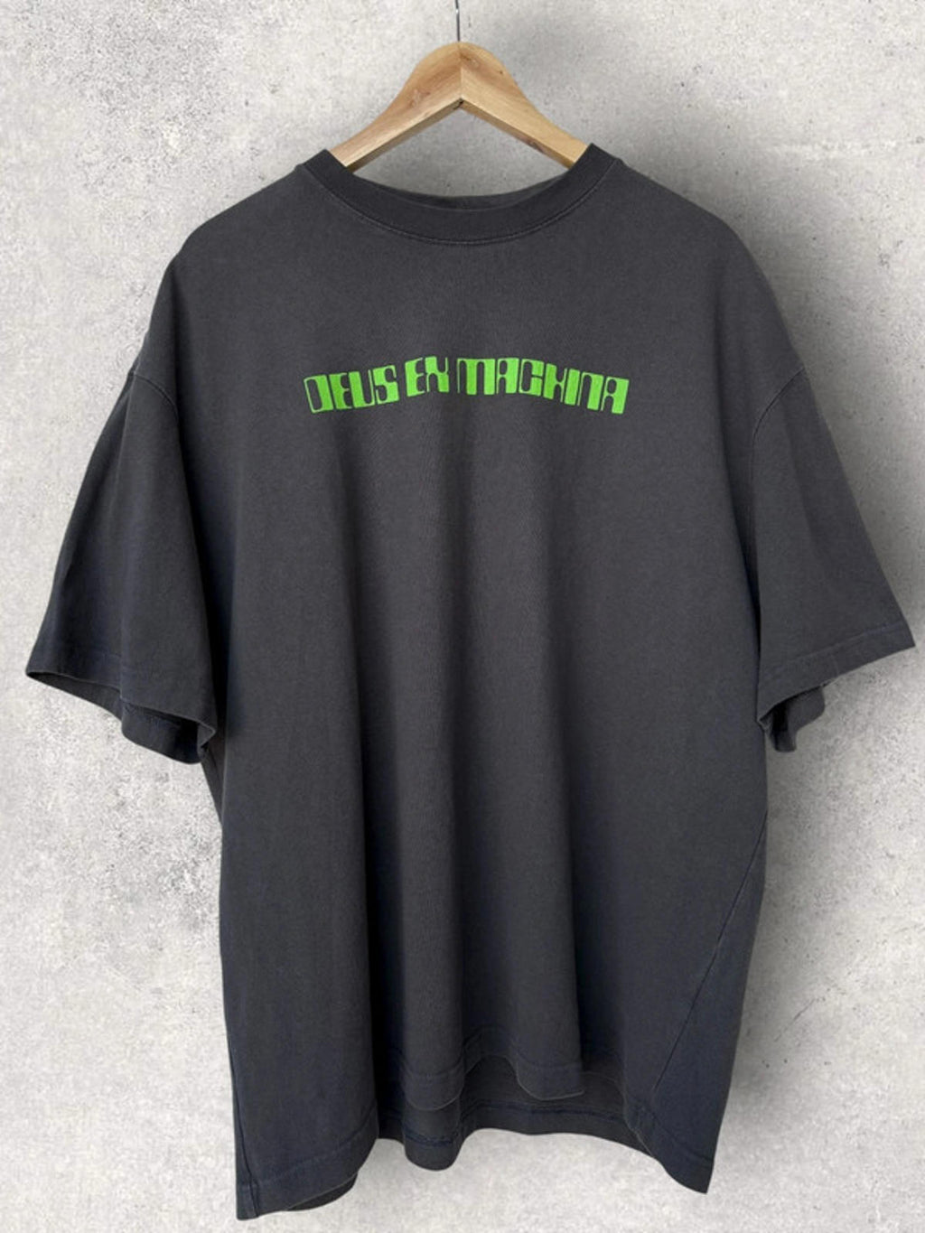 Deus Ex Machina Records Graphic T Shirt Grey Size L